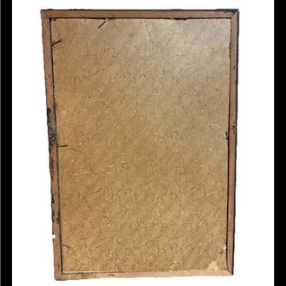 Antique Immaculate Heart of Mary Lithograph Christian Catholic 12x18 - Picture 5 of 6